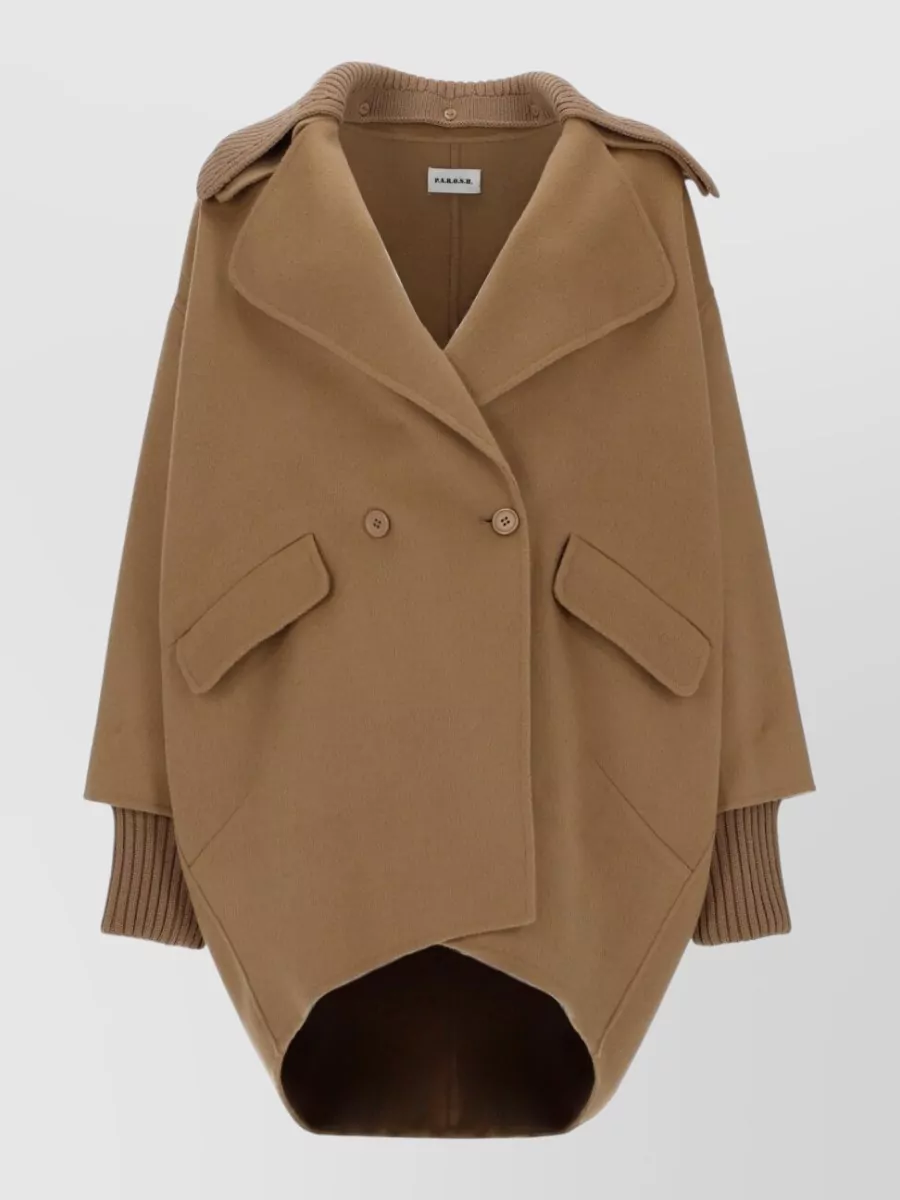 P.a.r.o.s.h. Wool oversized jacket