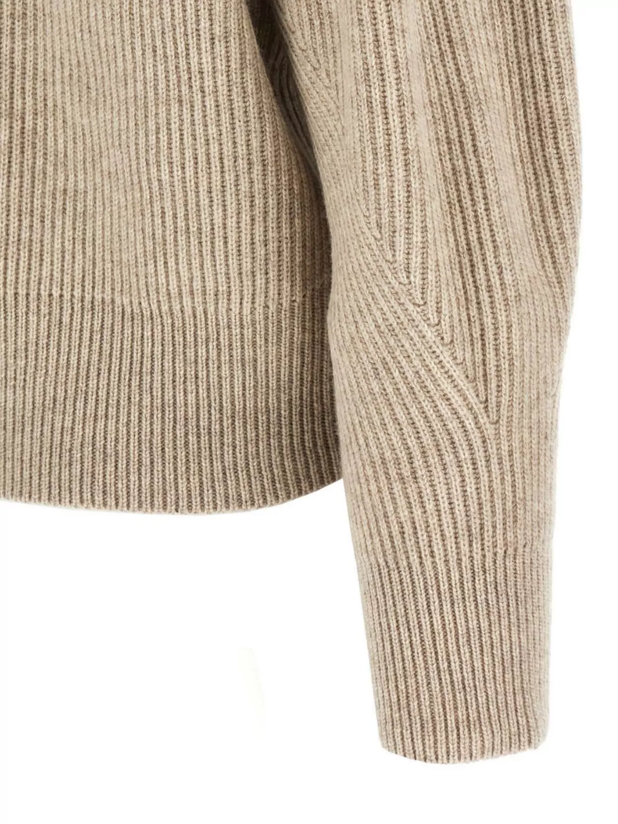 Max Mara Supreme Knit Hooded Lace-up Sweater In Neutrals