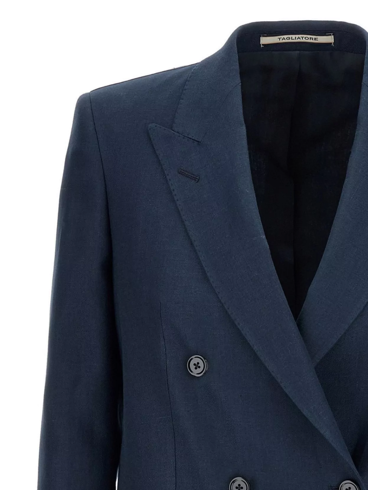 Tagliatore Tailored Jacket With Structured Shoulders And Vent