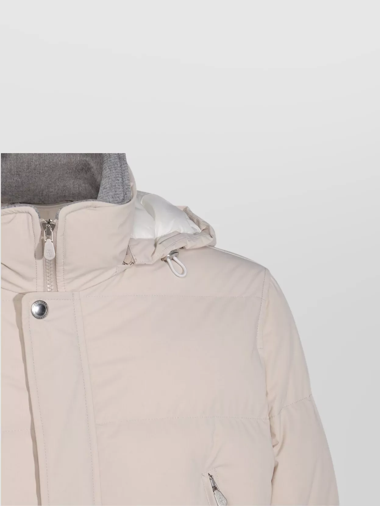 Brunello Cucinelli Padded Parka With Hood And Pockets