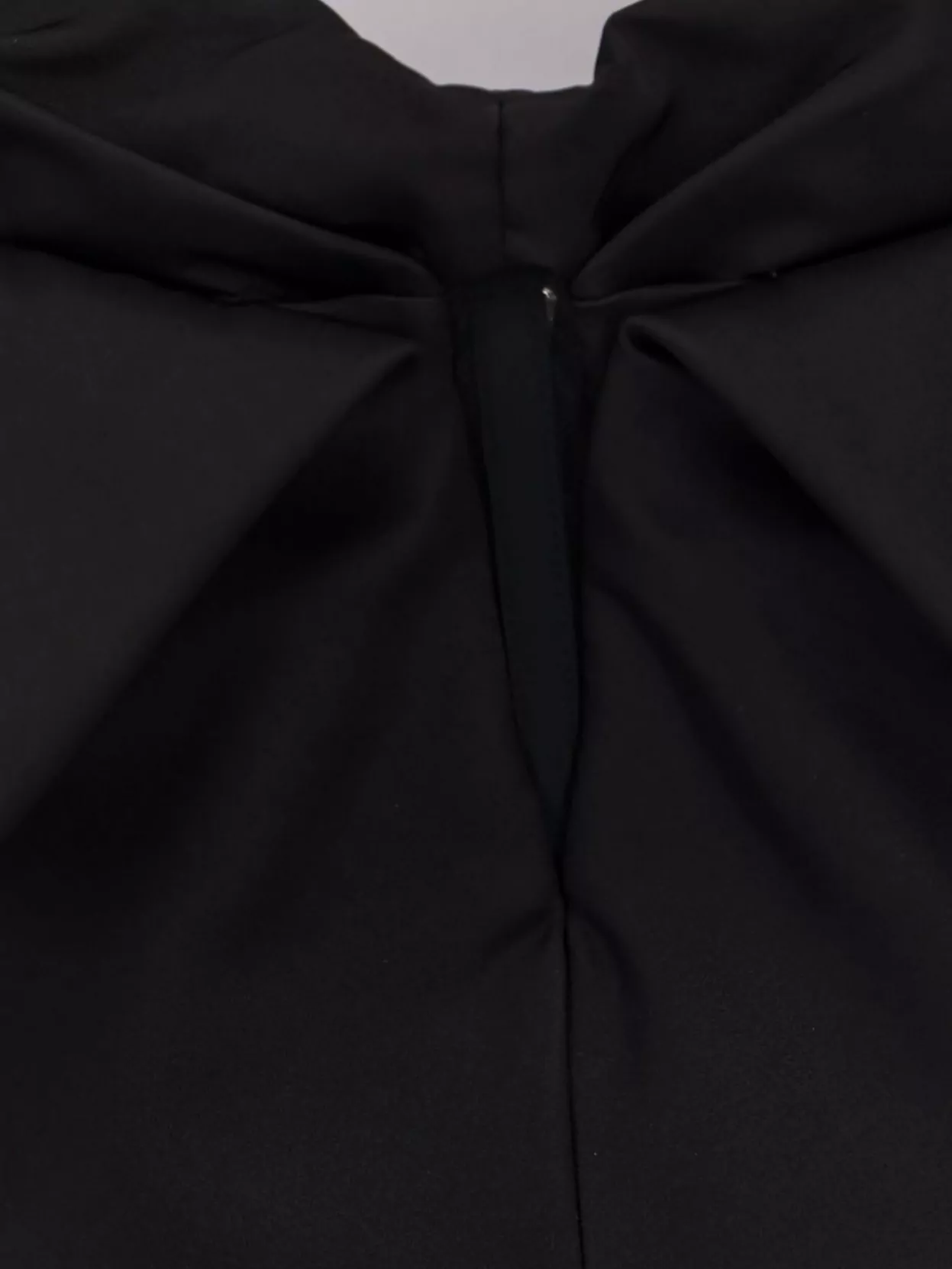 Alexander Mcqueen Silk Blend Strapless Bustier With Bow Detail