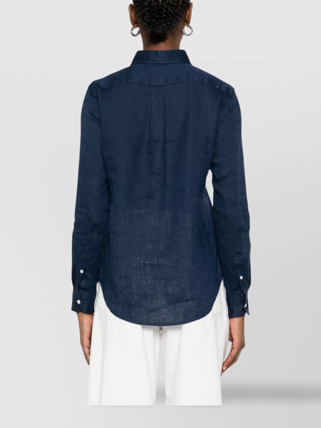 Polo Ralph Lauren Linen Shirt Box Pleats