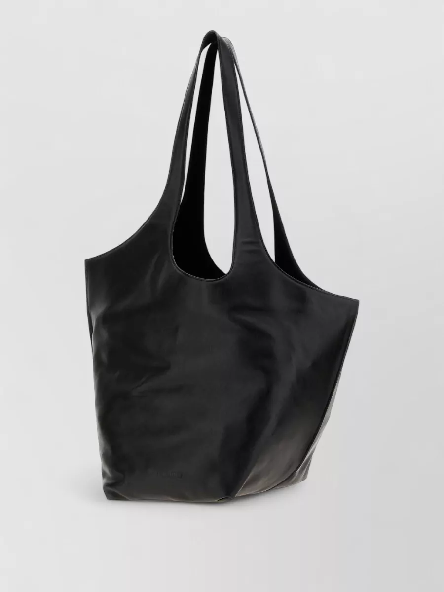 The Attico na na leather tote bag