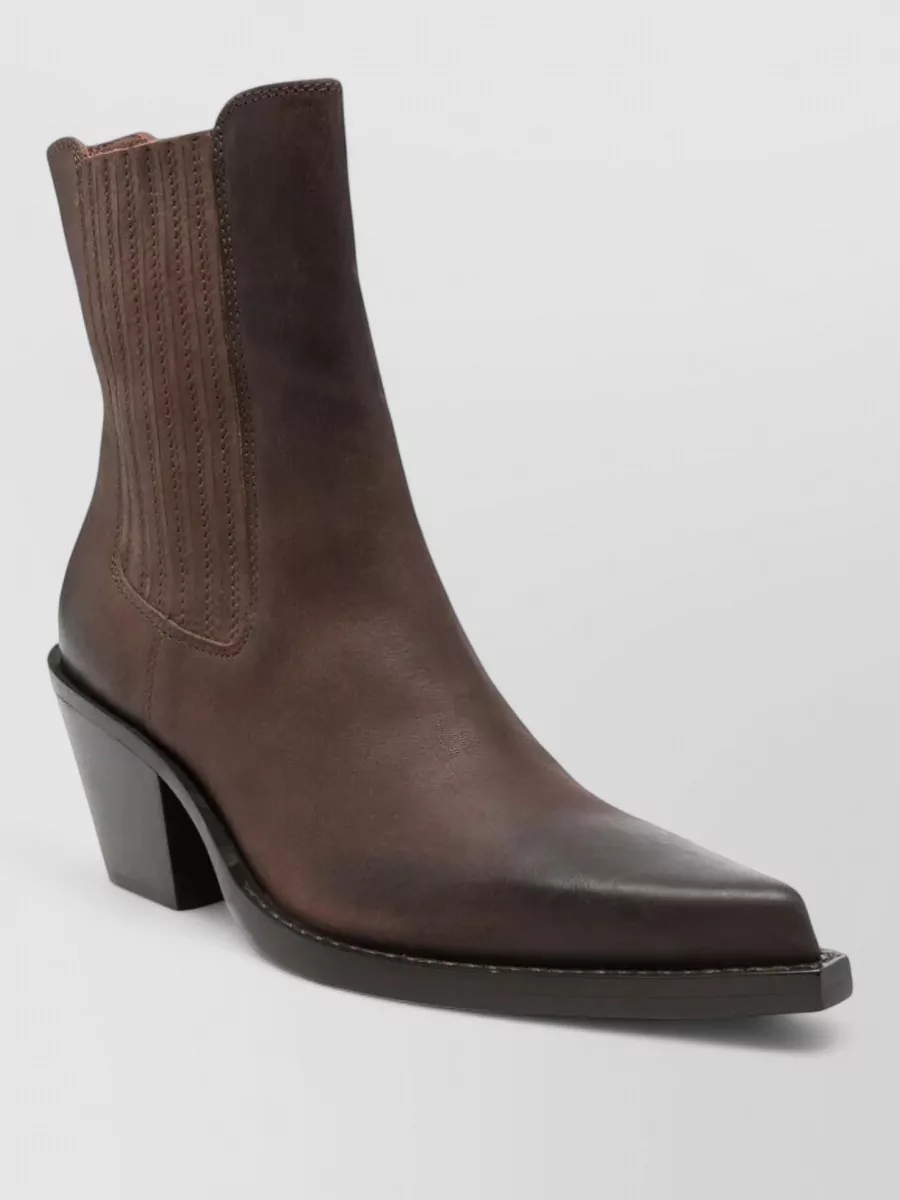 Paris Texas leather dallas ankle boots