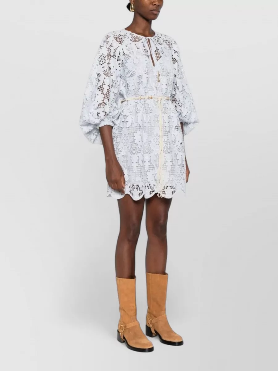 Zimmermann Lace Mini Dress