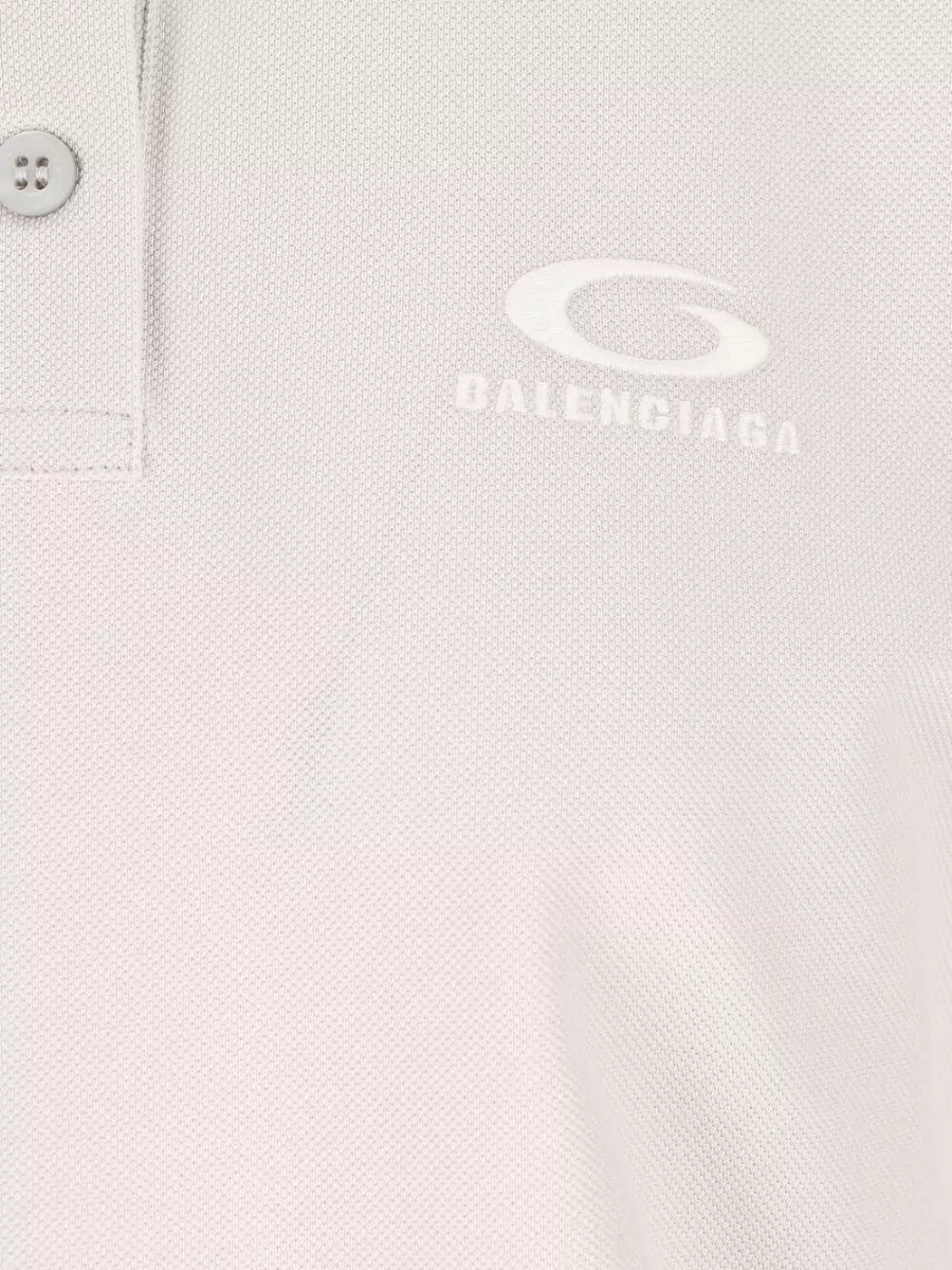 Balenciaga Cotton Polo Shirt Short Sleeve Design