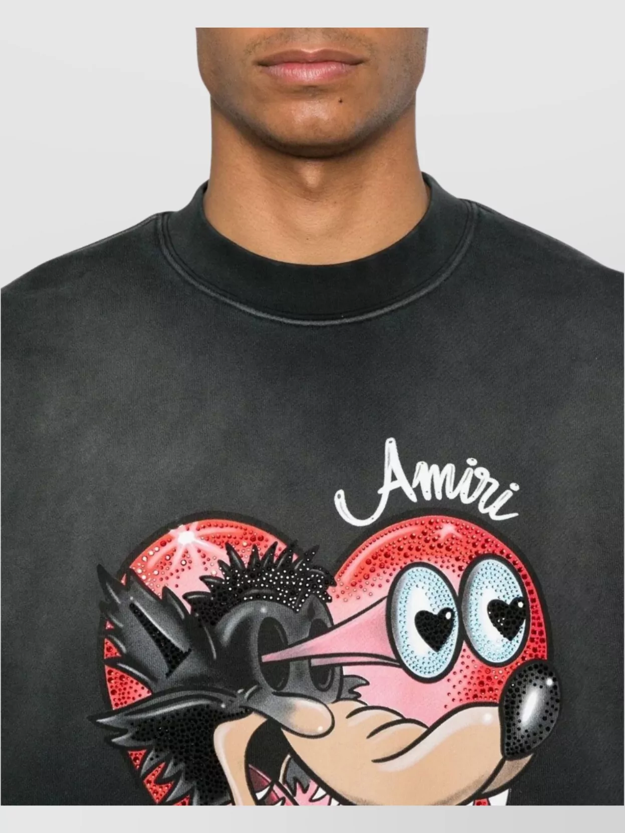 Amiri Hopeless Romantic Crew Sweatshirt