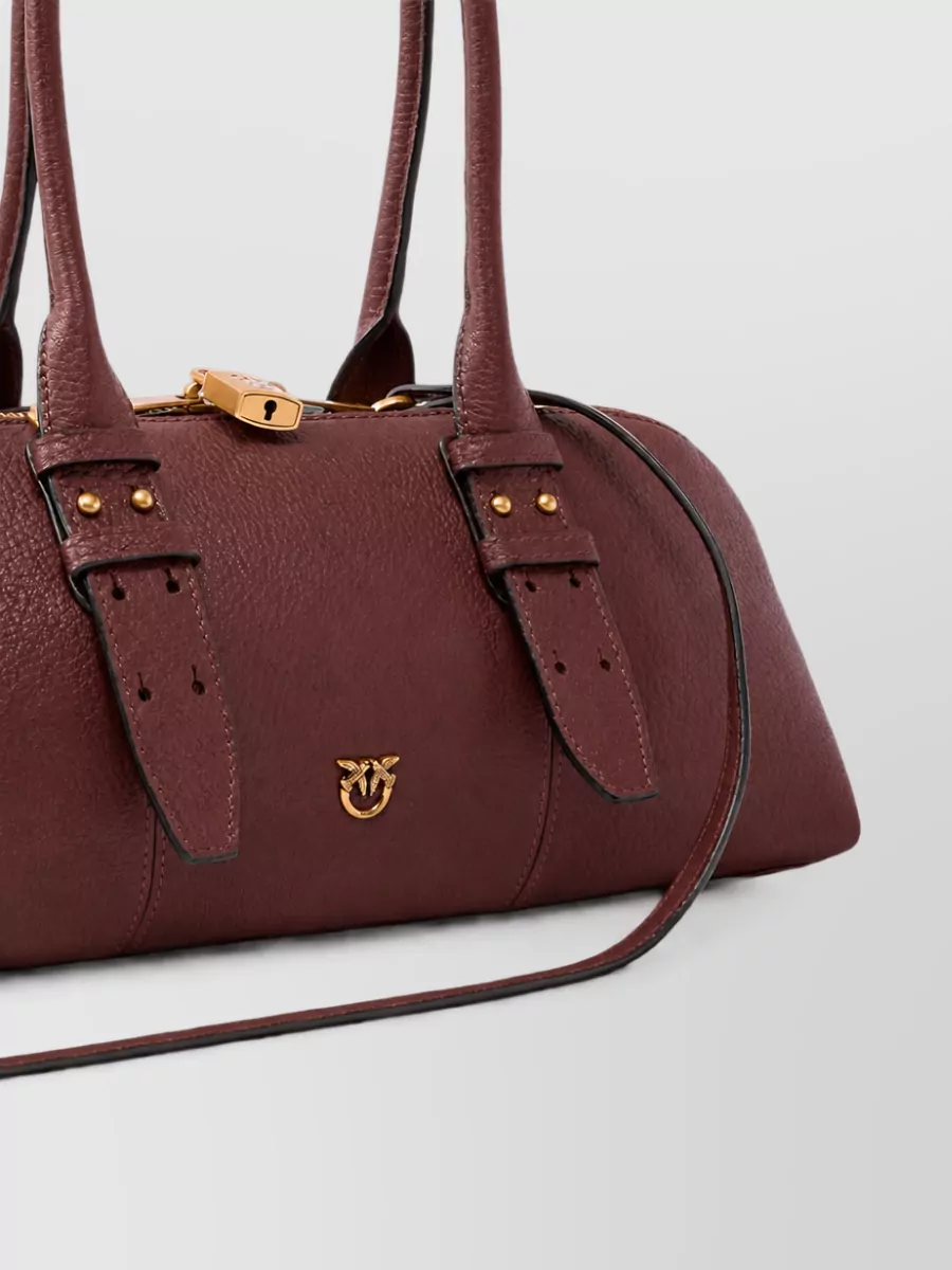 Pinko Leather Clutch Bag