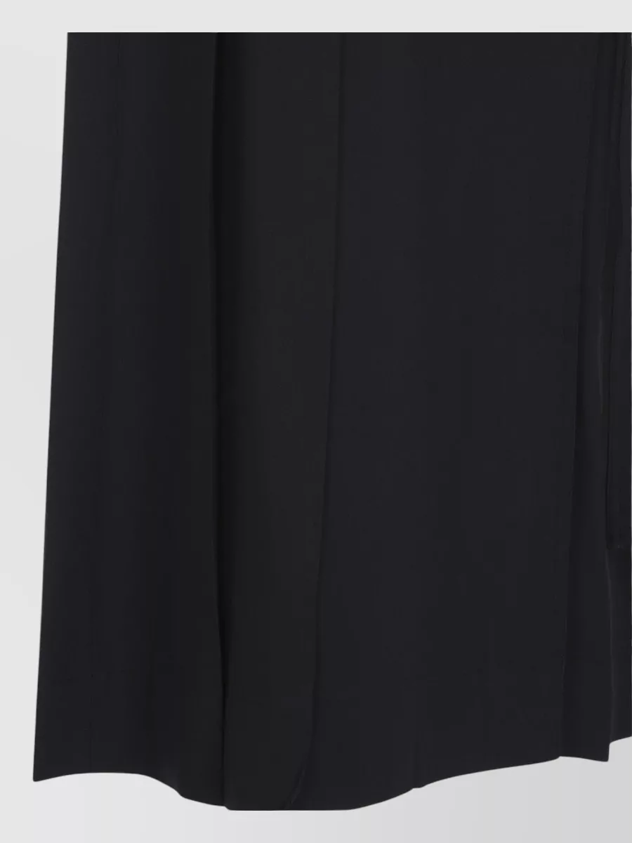 Studio Nicholson Belted Pleated Midi Wrap Skirt