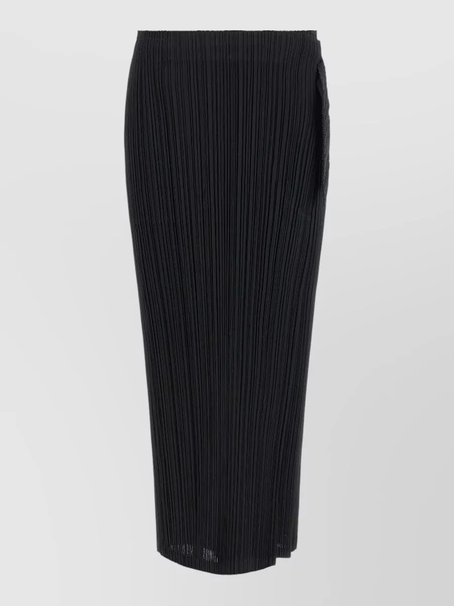 Pleats Please Issey Miyake Pleated Wide-Leg Pants