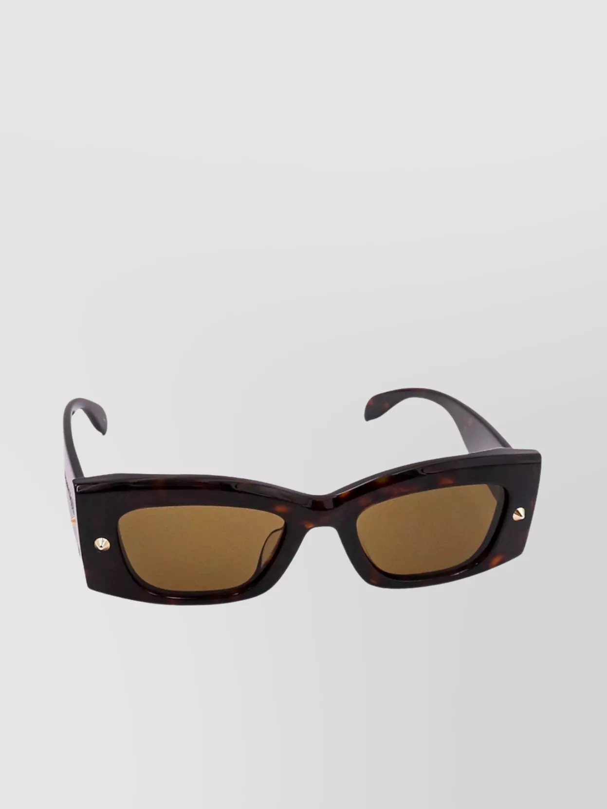 Alexander Mcqueen Acetate Sunglasses Rectangular Lenses