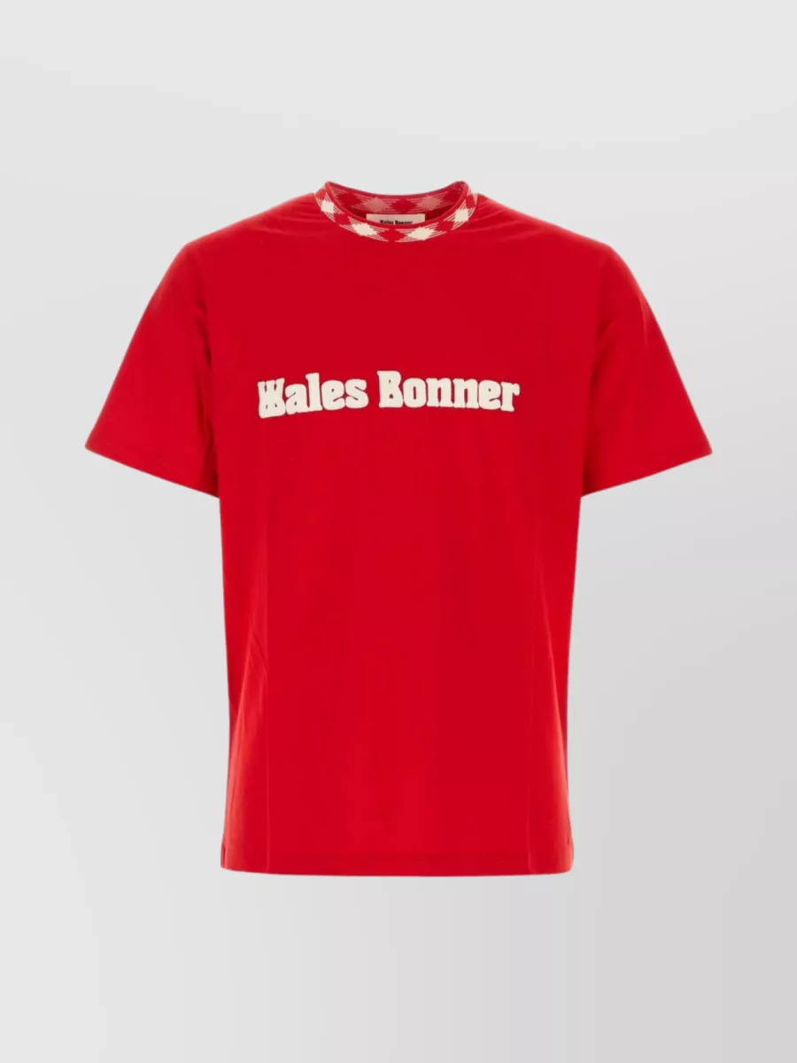 Shop Wales Bonner Sorbonne 56 Oversize T-shirt In Red