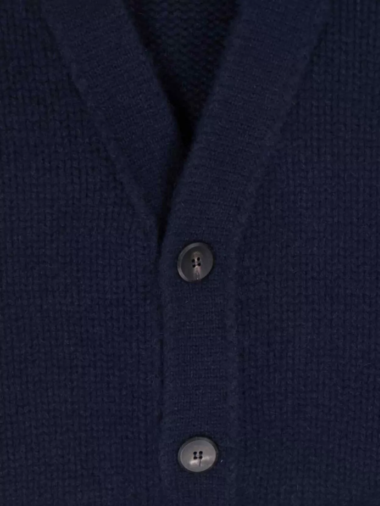 Sa Su Phi V-Neck Sweater With Ribbed Cuffs And Cable Knit