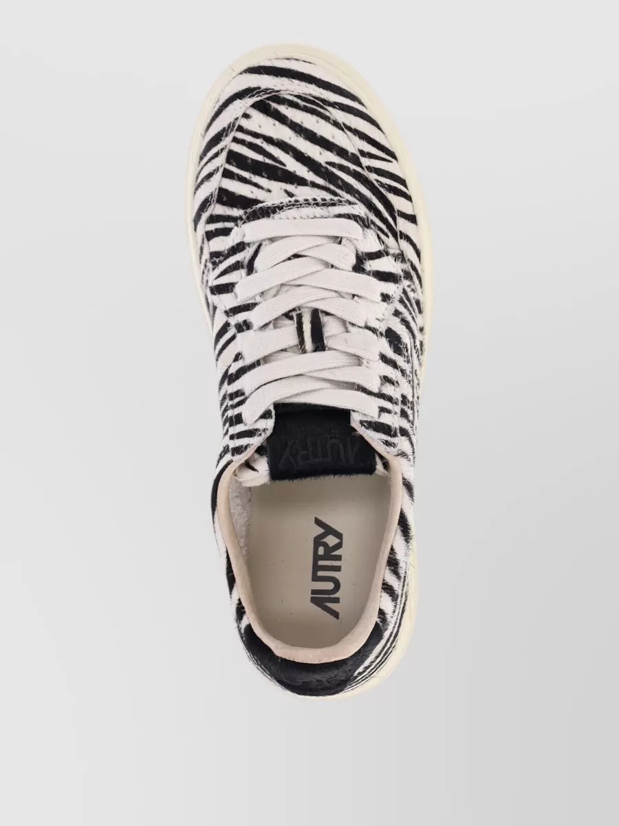Autry Leather Low-Top Lace-Up Sneakers
