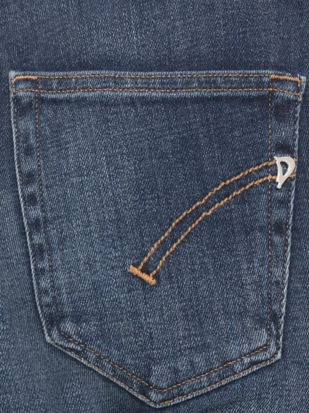 Dondup Wide Leg Cotton Jeans With Five Pockets