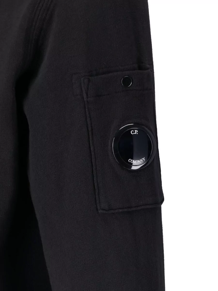 C.p. Company Cotton Zip Polo Sweatshirt