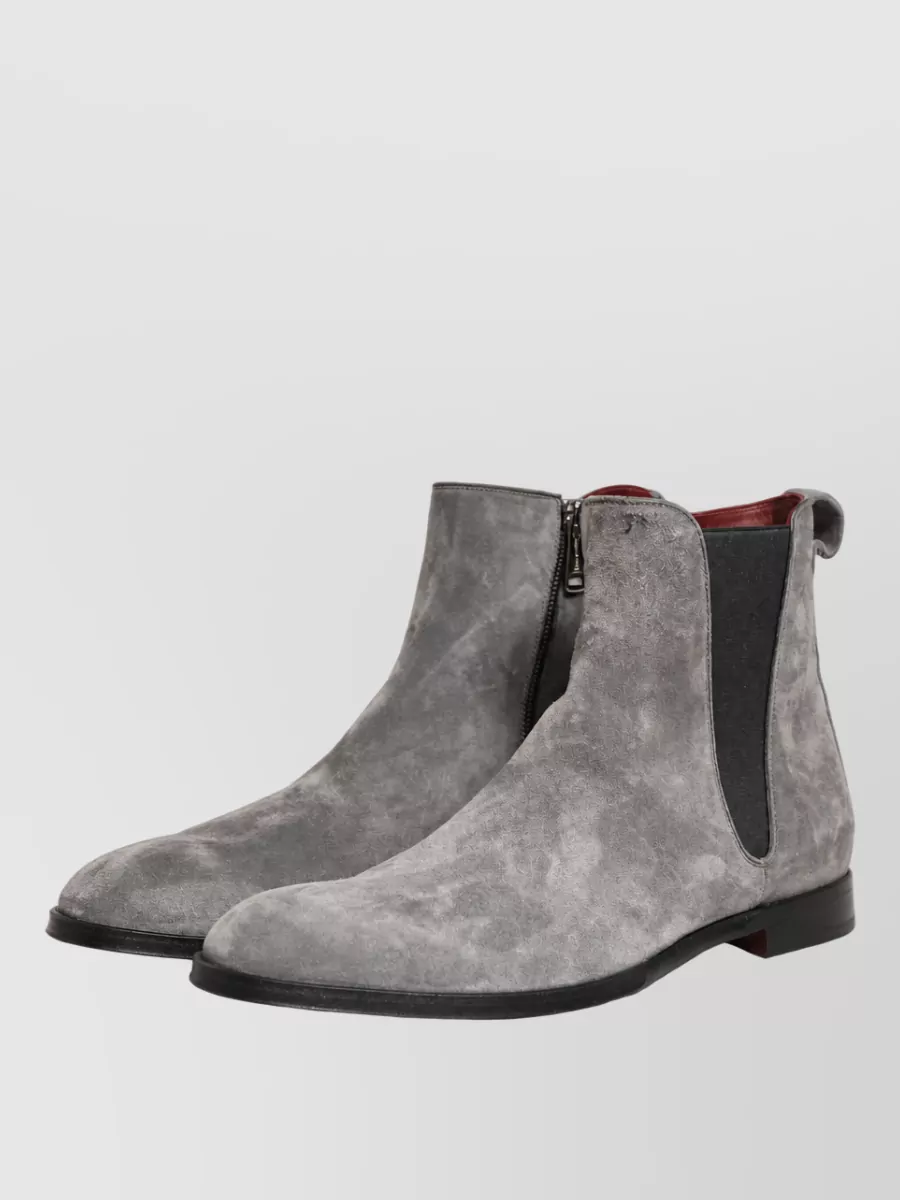 Dolce&Gabbana Suede Leather Chelsea Boots