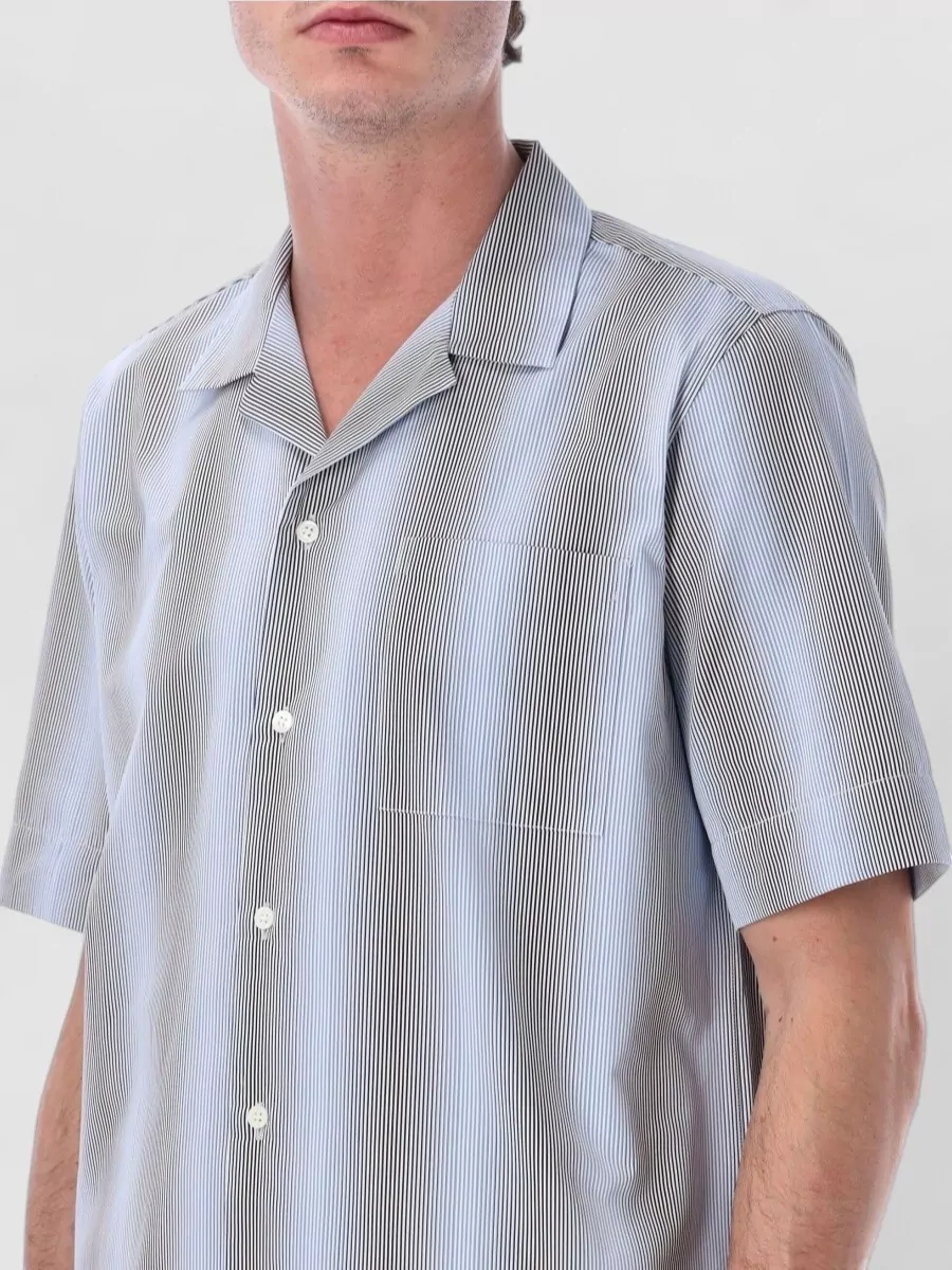 Dries Van Noten Striped Cotton Relaxed-Fit Camp-Collar Short-Sleeve Shirt