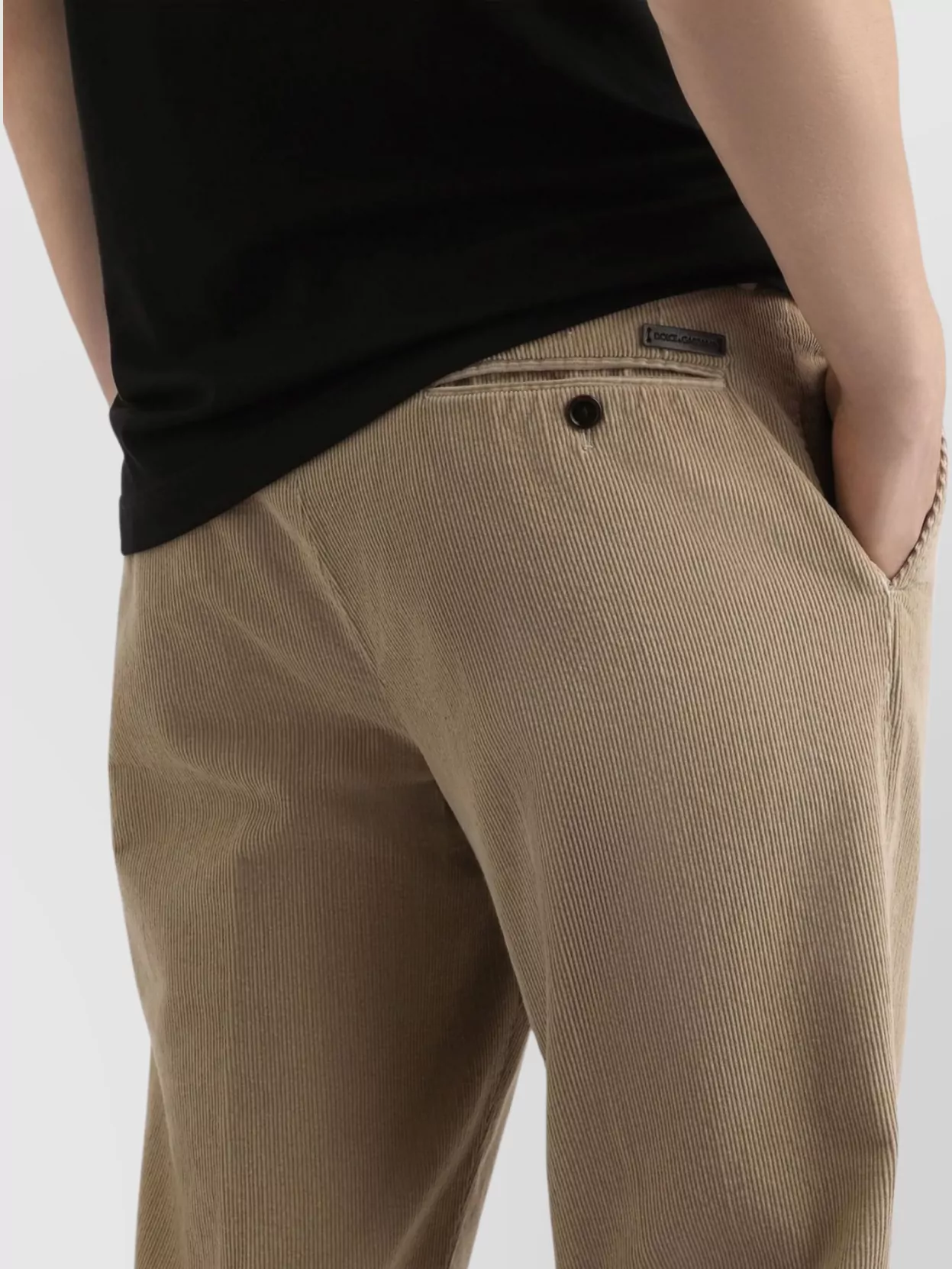 Dolce&Gabbana Trousers With Back Pockets And Belt Loops