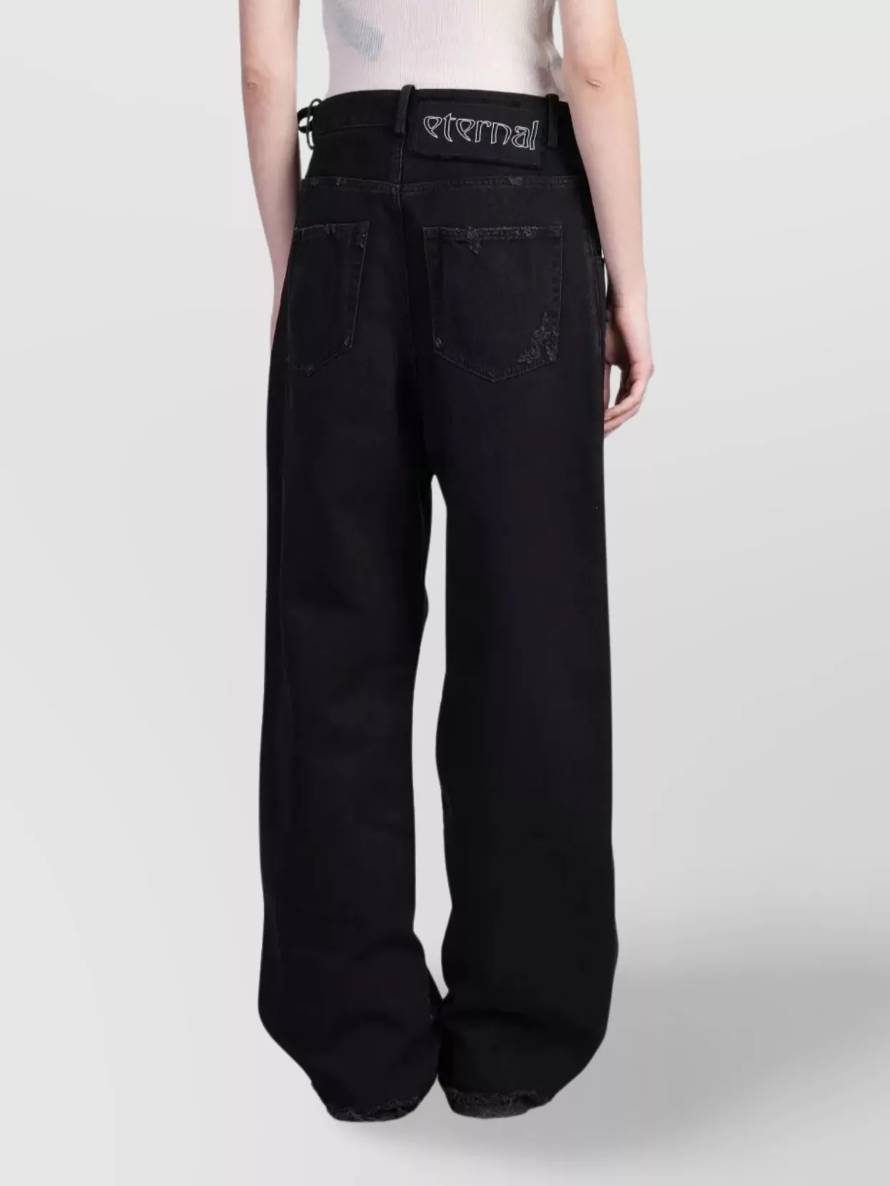 Ann Demeulemeester Polly 5-pockets High Comfort Trousers Distressed B