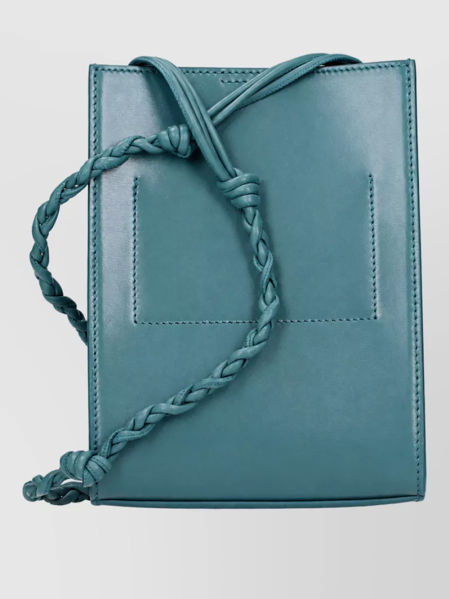 Jil Sander Tangle Leather Crossbody Bag