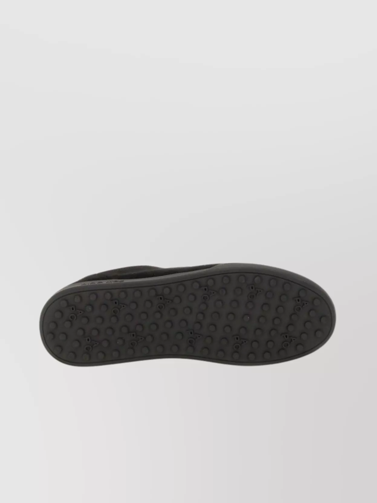 A.p.c. Round Toe Suede Sneakers Rubber Sole