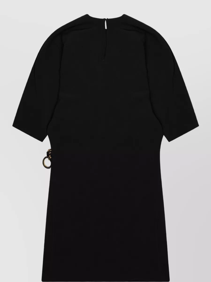 Celine Chain Detail Wrap Mini Dress