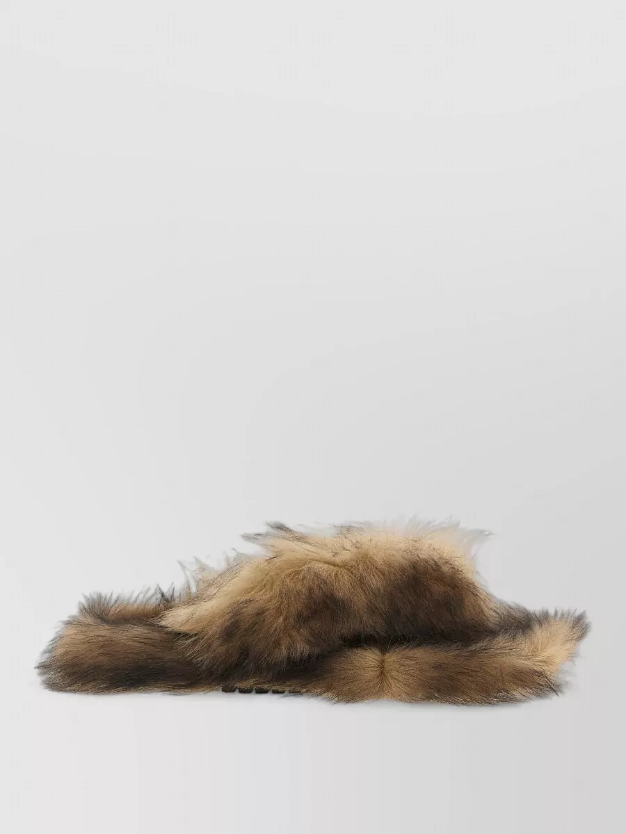 Dolce&Gabbana Sheepskin flip-flop sandals