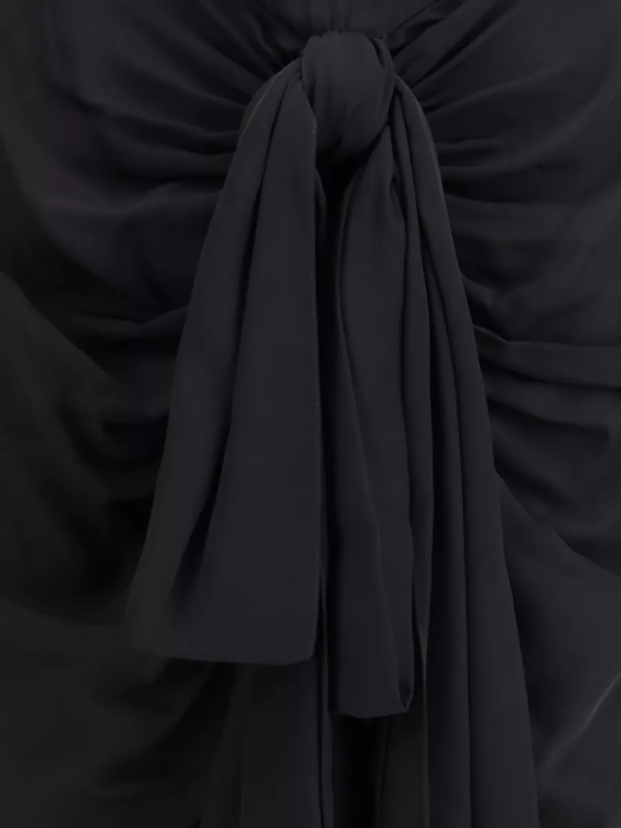 Alaïa Draped Midi Dress