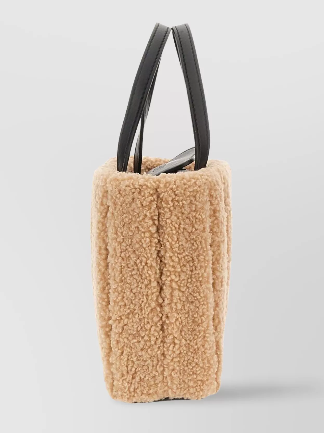 Themoirè Shearling Texture Tote Bag