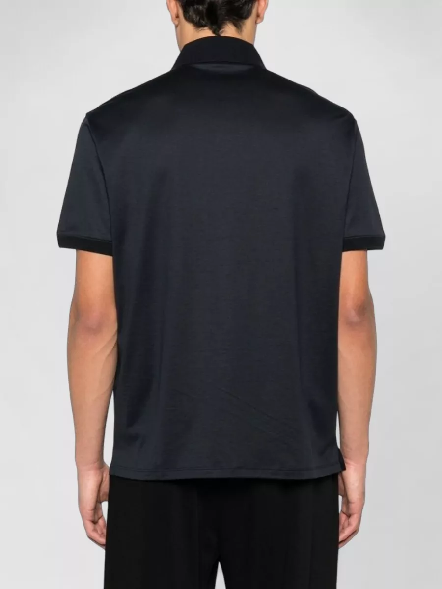 Emporio Armani Cotton Polo Shirt Collar Short Sleeves
