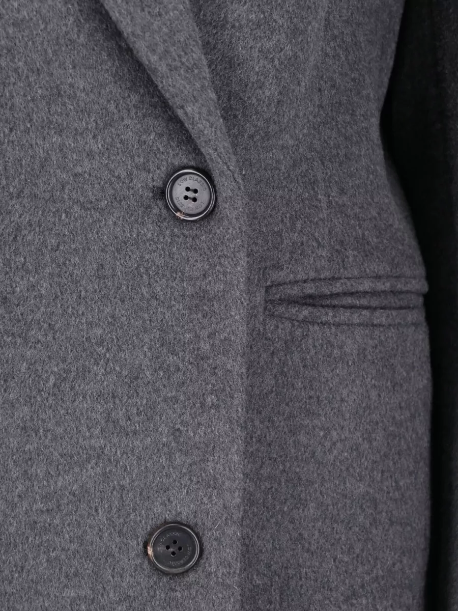 Low Classic Cashmere Wool Single Breasted Coat