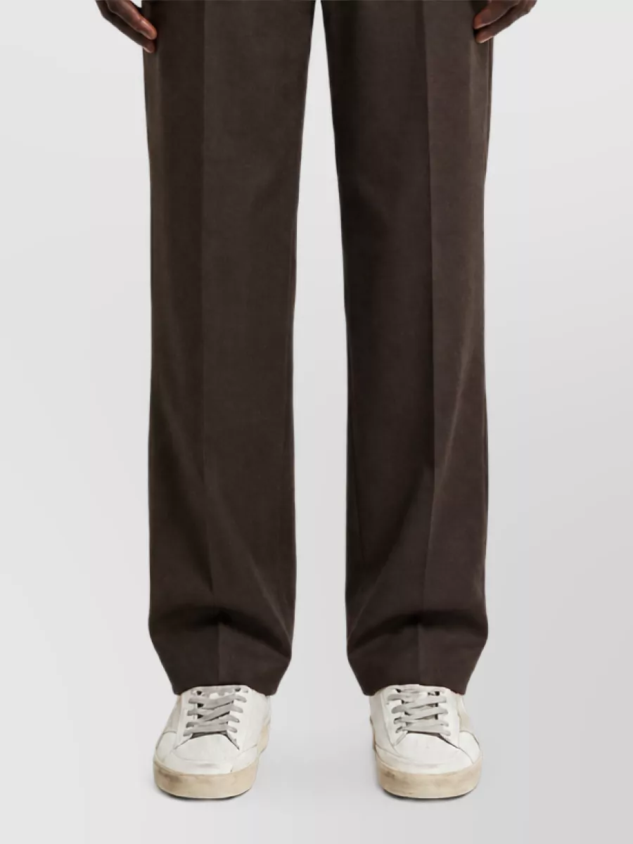 Pt Torino Cashmere-blend mid-rise straight-leg trousers