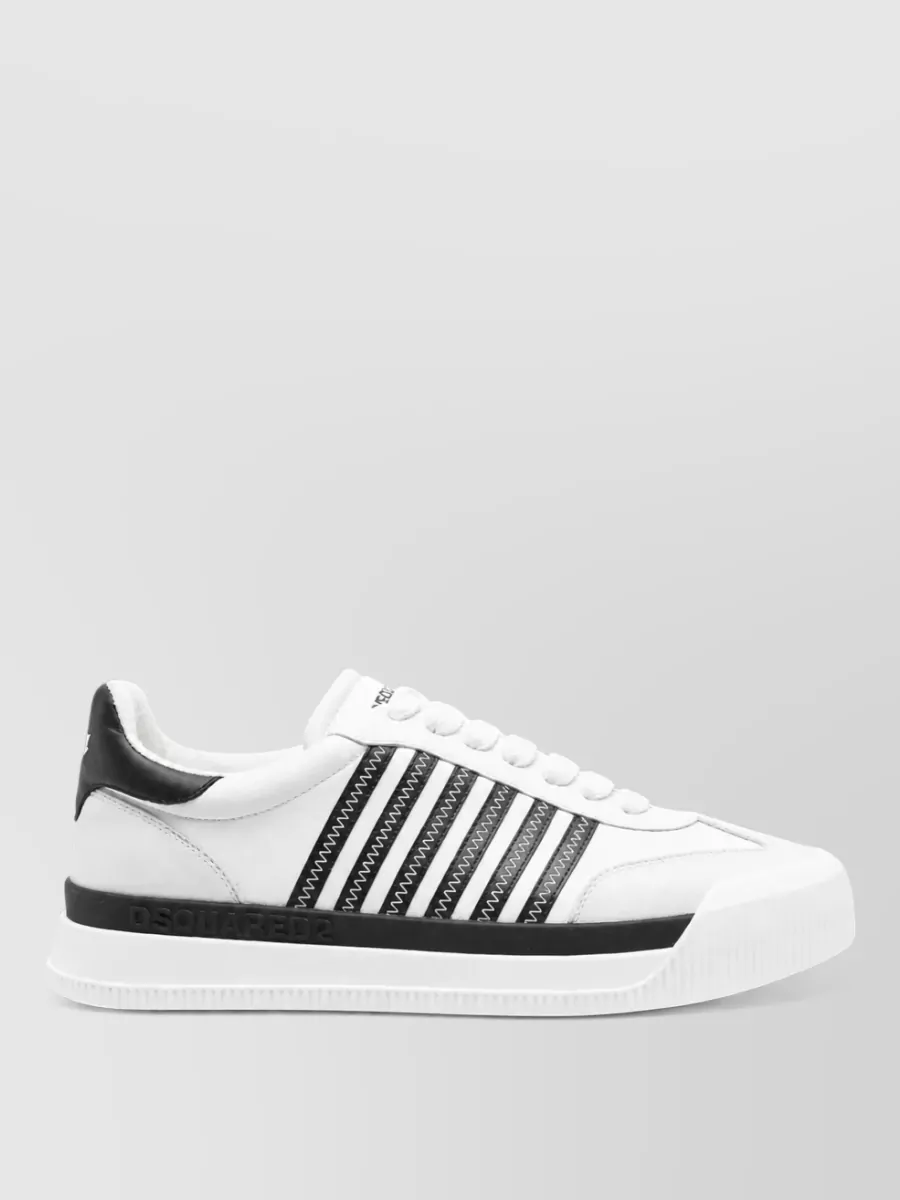 Dsquared2 leather lace-up sneakers