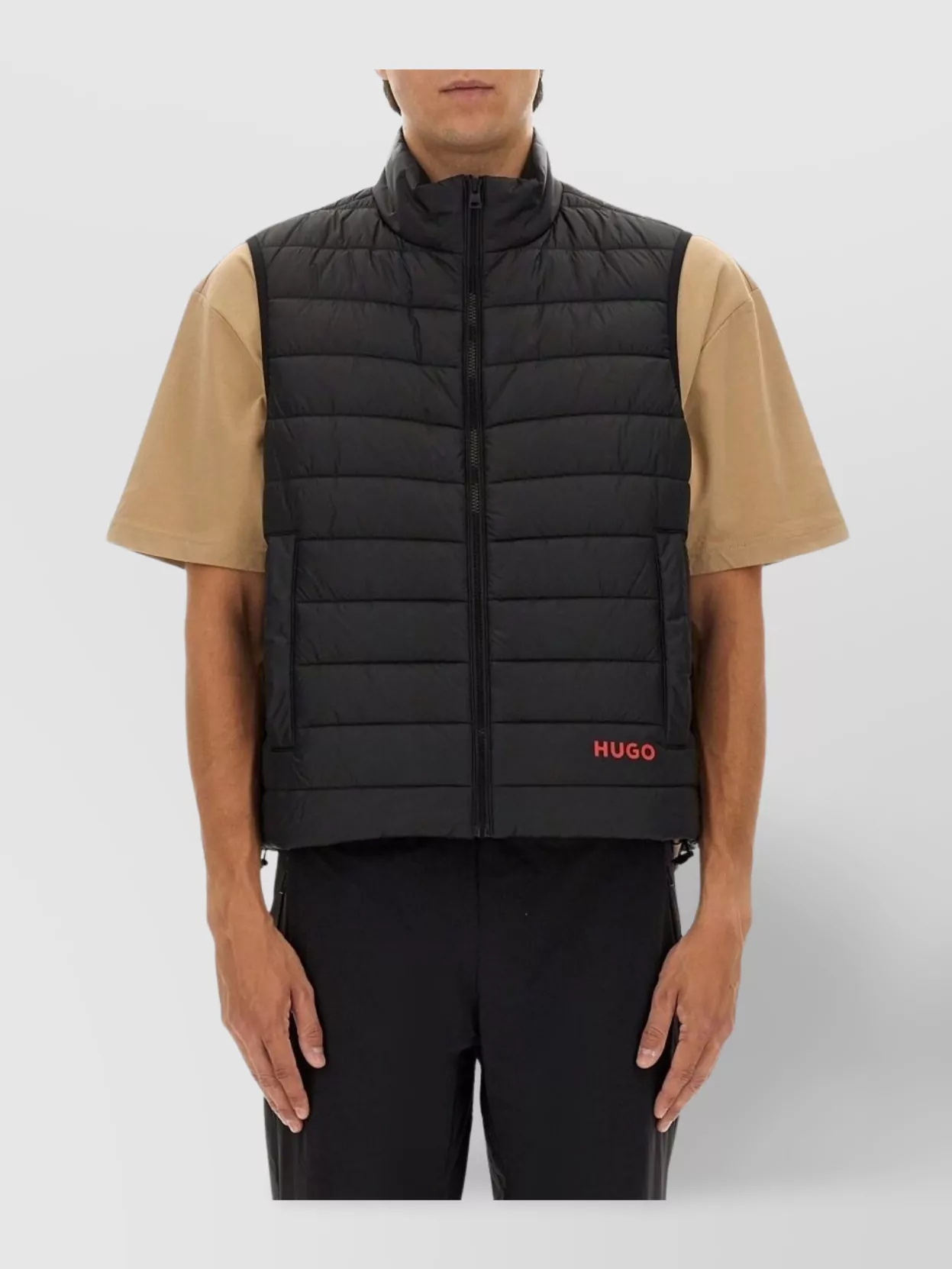 Hugo Neck Padded Sleeveless T-Shirt