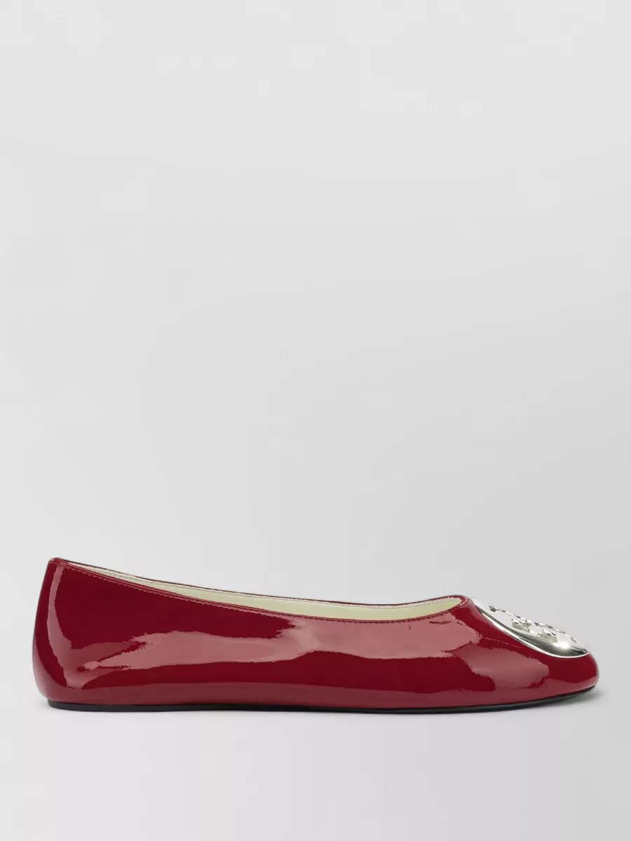 Tory Burch Leather Ballerina Flats