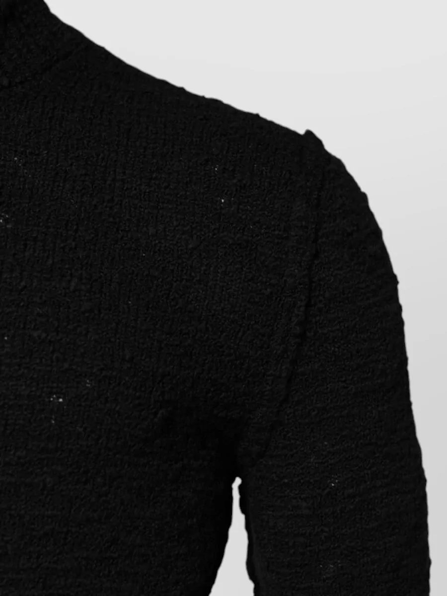 Dolce&Gabbana Wool Knit Crew Neck Sweater