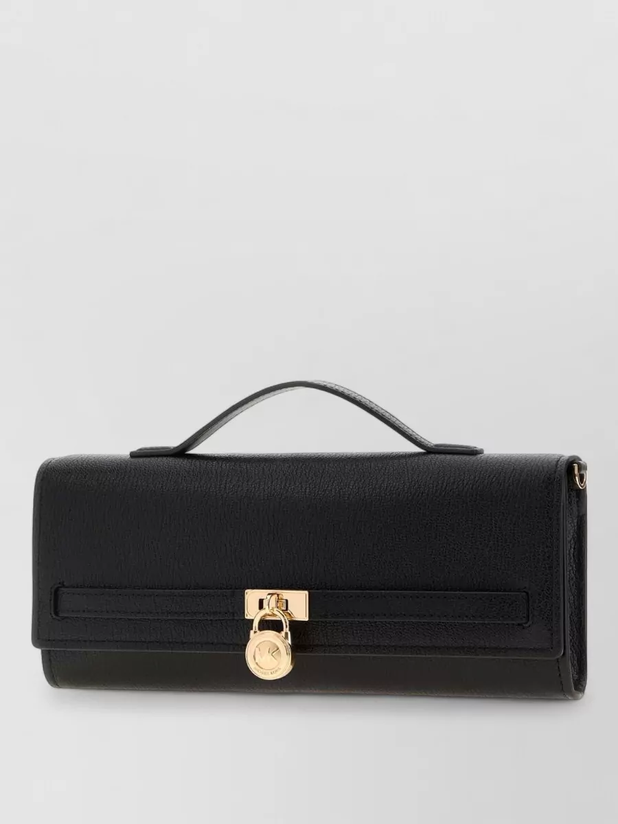Michael Kors hamilton medium leather clutch bag