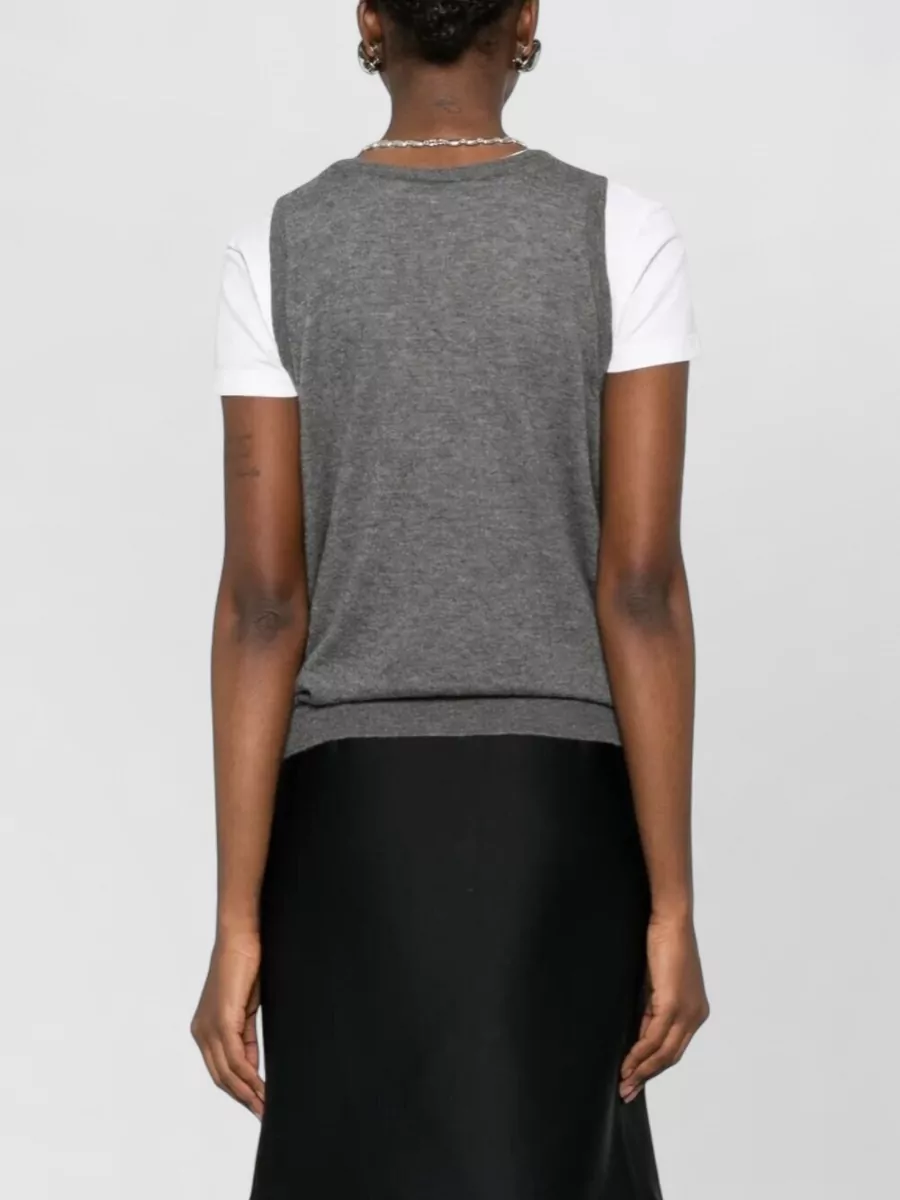 Prada Cashmere Sleeveless Knitted Top