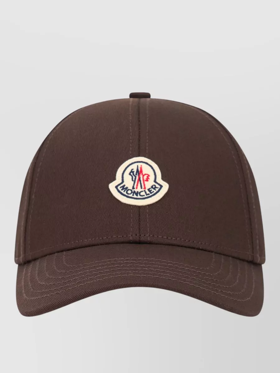 Moncler logo cotton cap