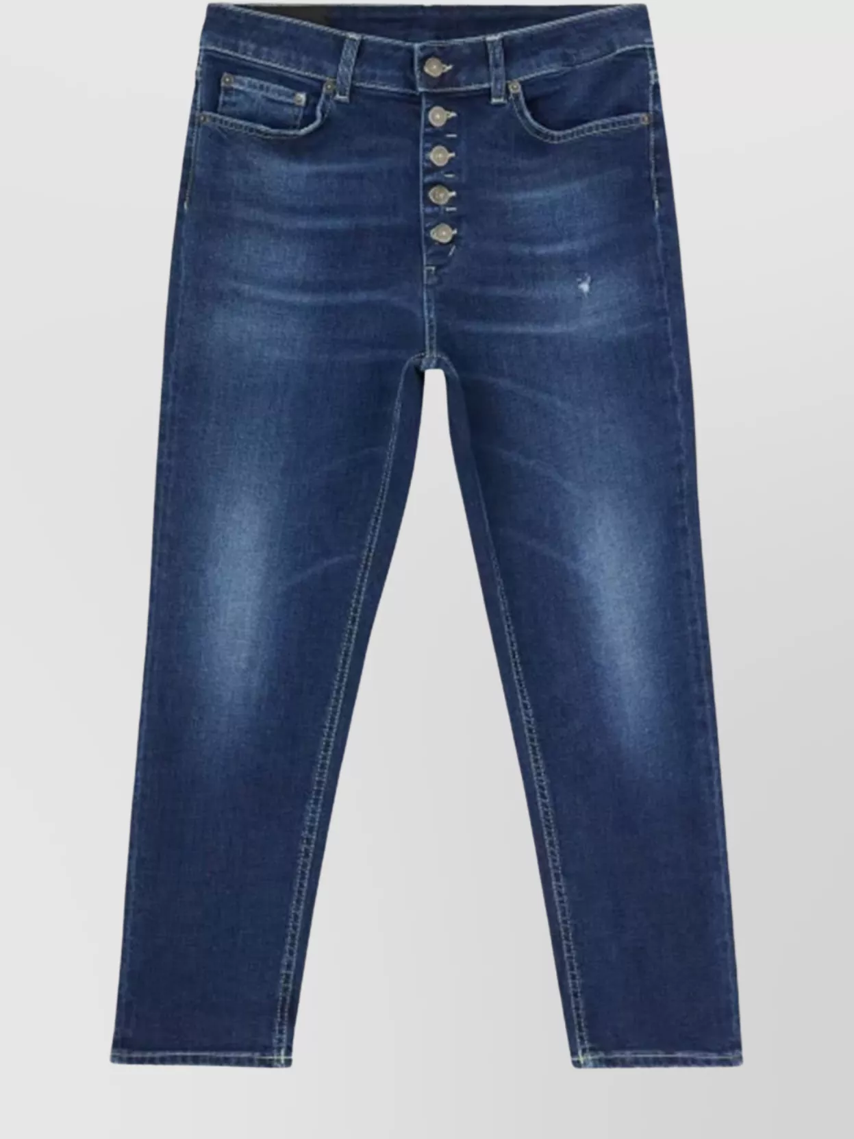 Dondup Gioiello Trousers With Back Pockets And Belt Loops In Blue