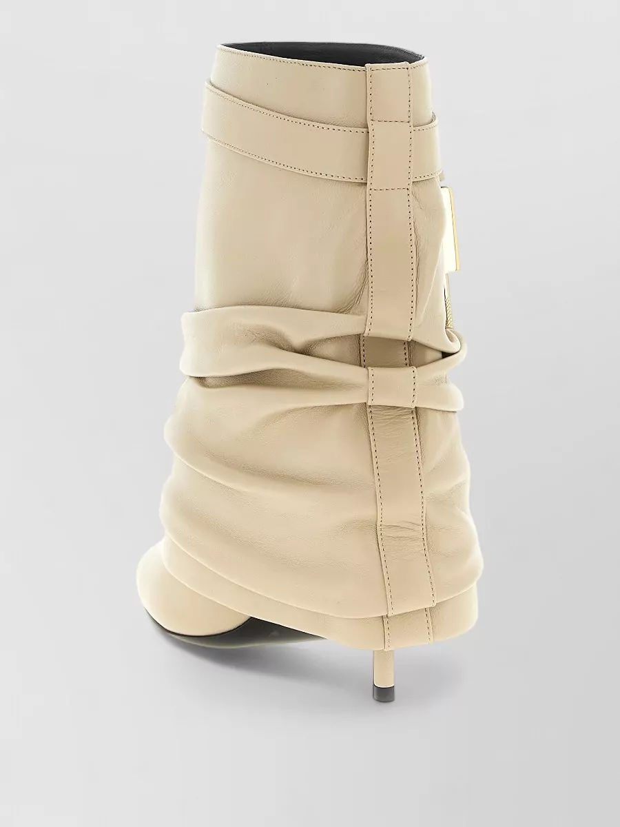 Givenchy Slouchy Stiletto Ankle Boots With Pointed Toe