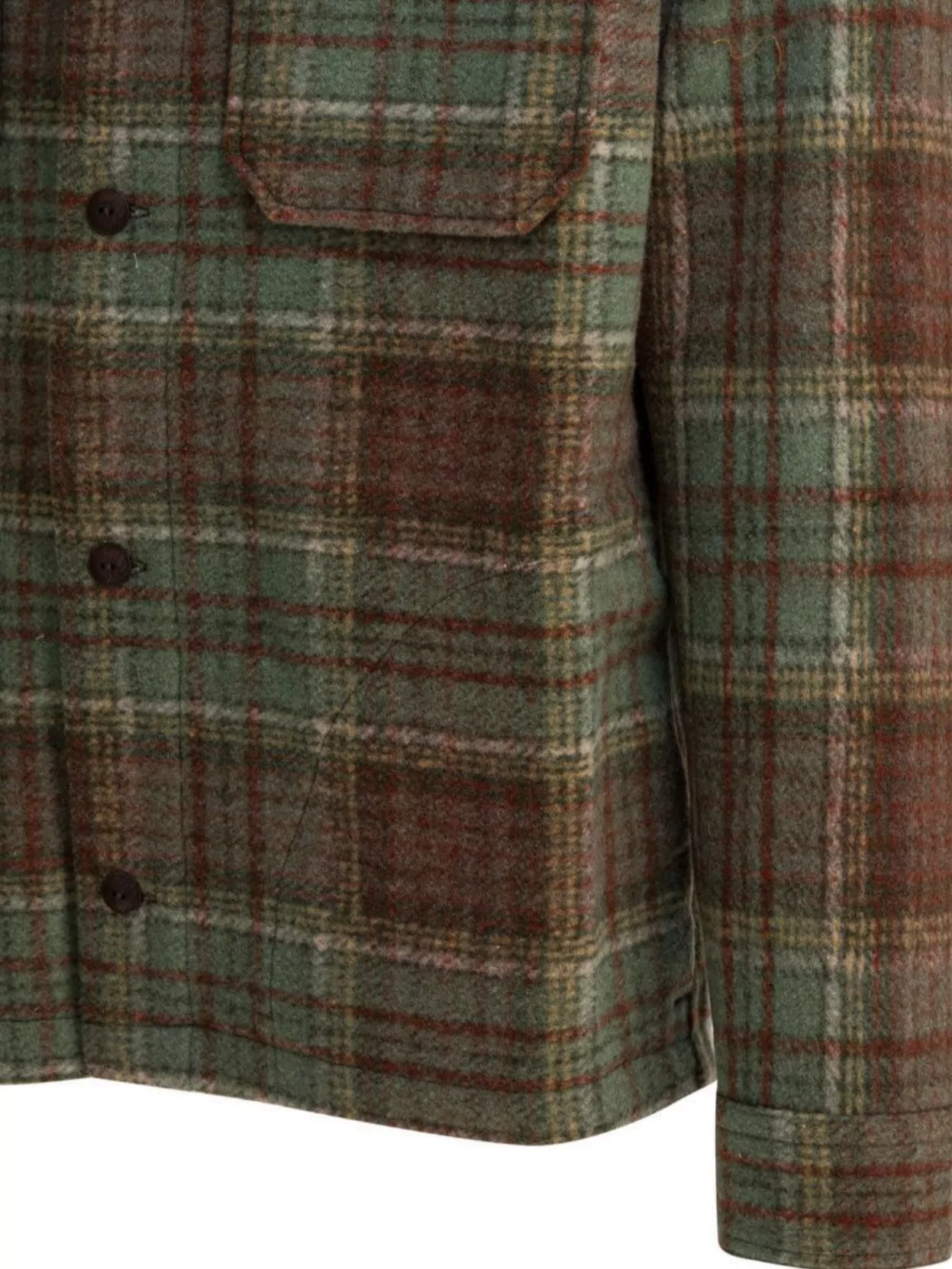 Rrl By Ralph Lauren Overshirt Jacket Made From Scottish Wool