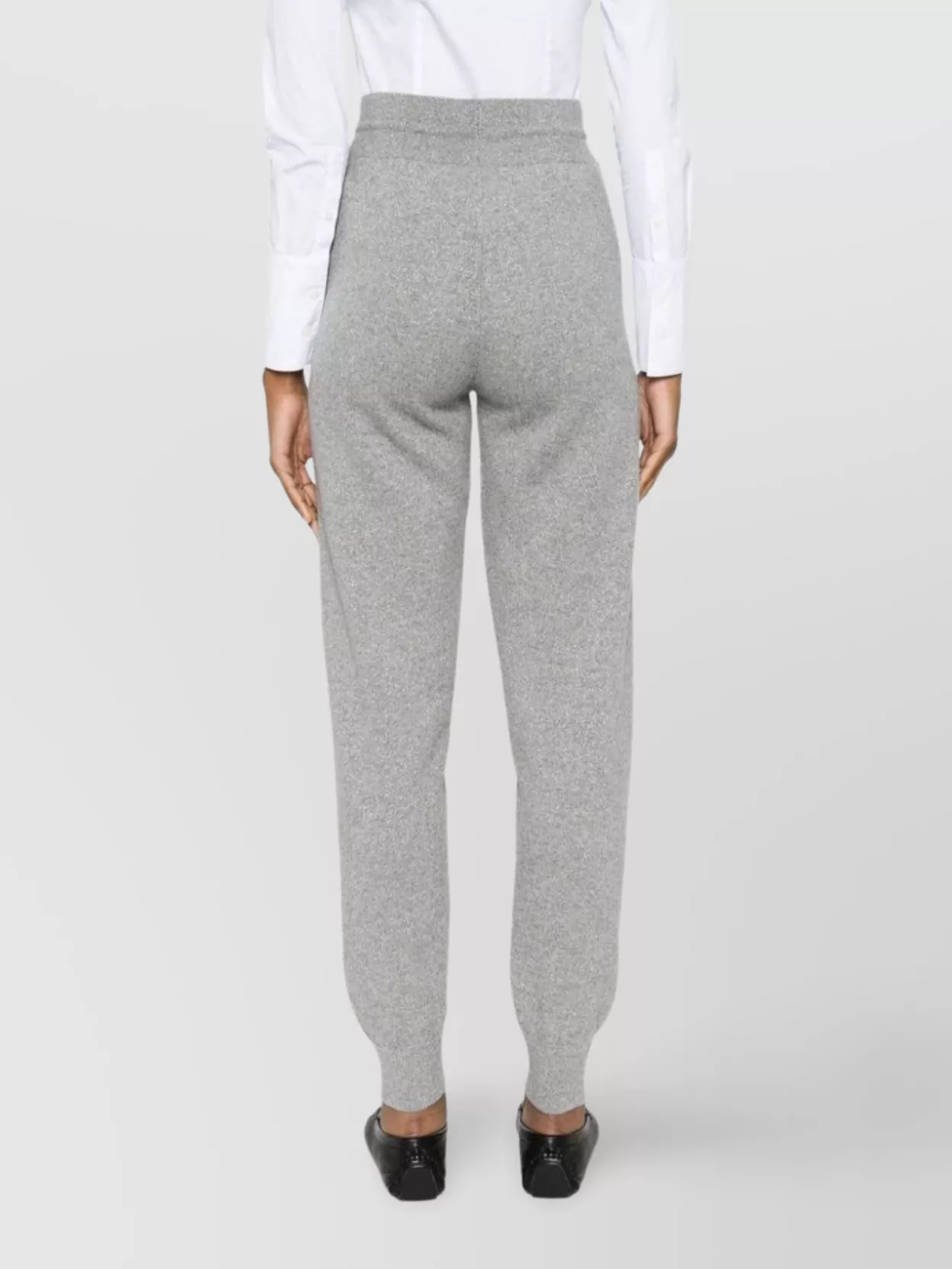 Fabiana Filippi Elastic Waistband Ribbed Cuffs Trousers