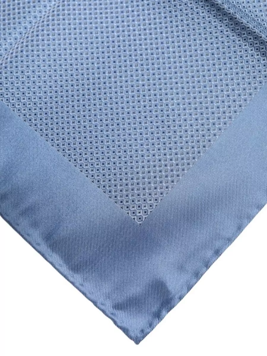 Dolce&Gabbana Silk Geometric-Print Pocket Square