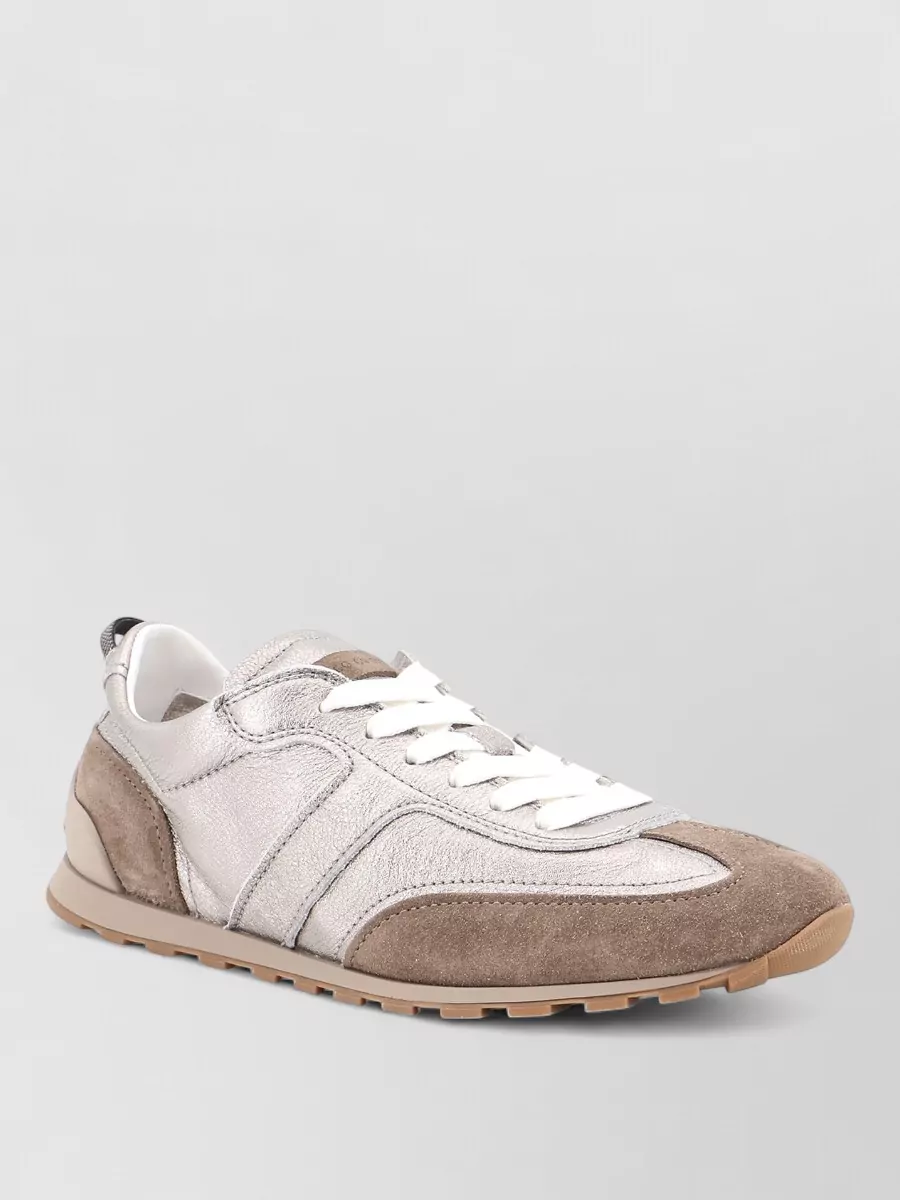 Brunello Cucinelli leather low-top sneakers