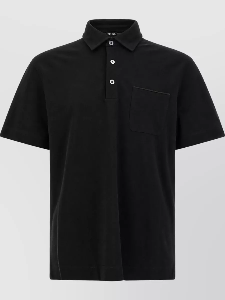 Zegna Cotton Polo Shirt