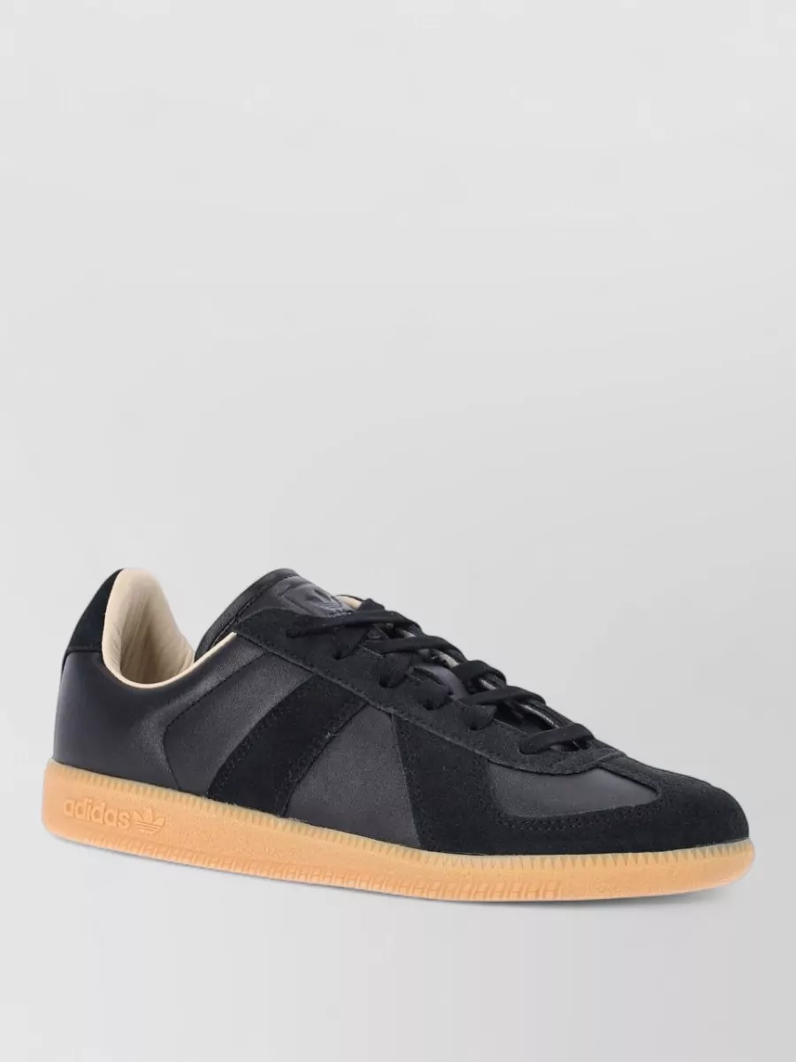 Adidas leather low-top lace-up sneakers