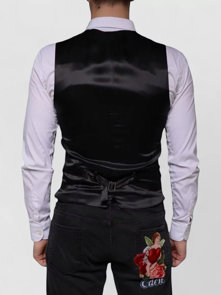 Dolce&Gabbana Wool V-Neck Waistcoat