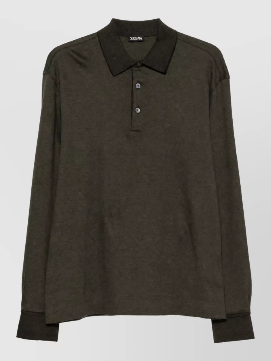 Zegna Cotton polo shirt